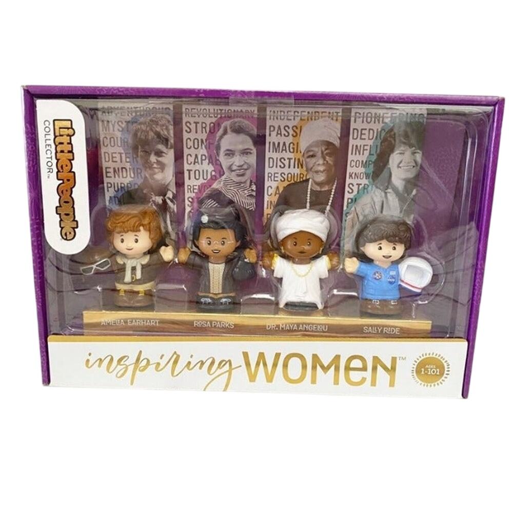 FISHER-PRICE LITTLE PEOPLE Inspiring Women Collector Set Figures Earhart Parks